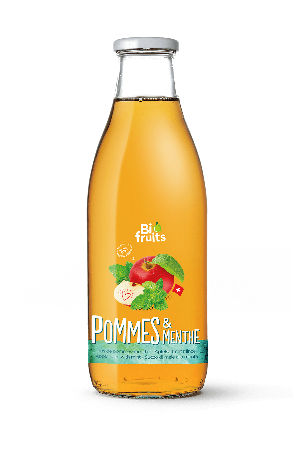 Jus de pommes & menthe