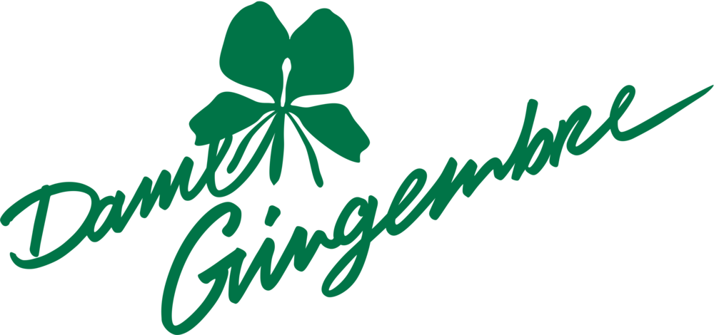 Logo Dame Gingembre - Pressoir Biofruits - Le logo de Dame Gingembre avec qui Biofruits collabore dans notre pressoir