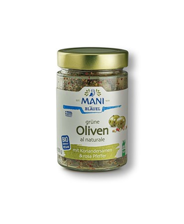 Mani olives vertes coriandre-poivre