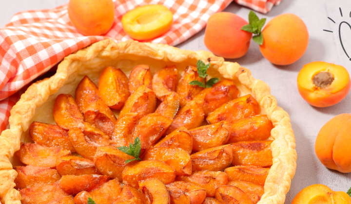 Tartes aux abricots - Une photo d'une tarte aux abricots