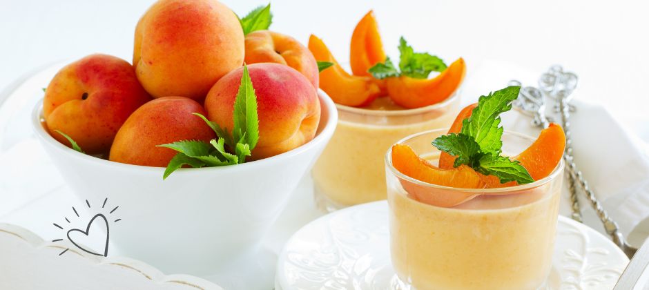 Mousse aux abricots - Une photo de mousses aux abricots
