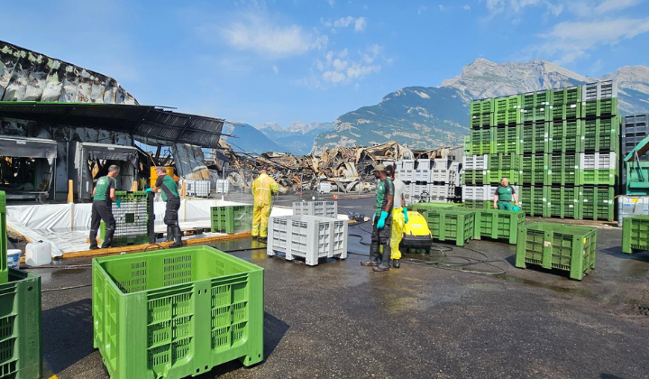 Assainissement paloxs - Assainissement de 4'000 paloxs suite à l'incendie