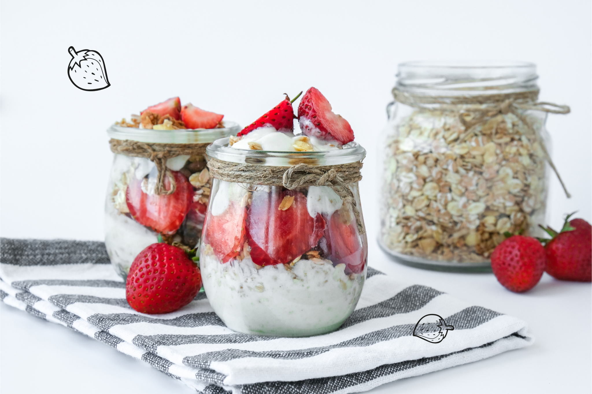 Muesli aux fraises